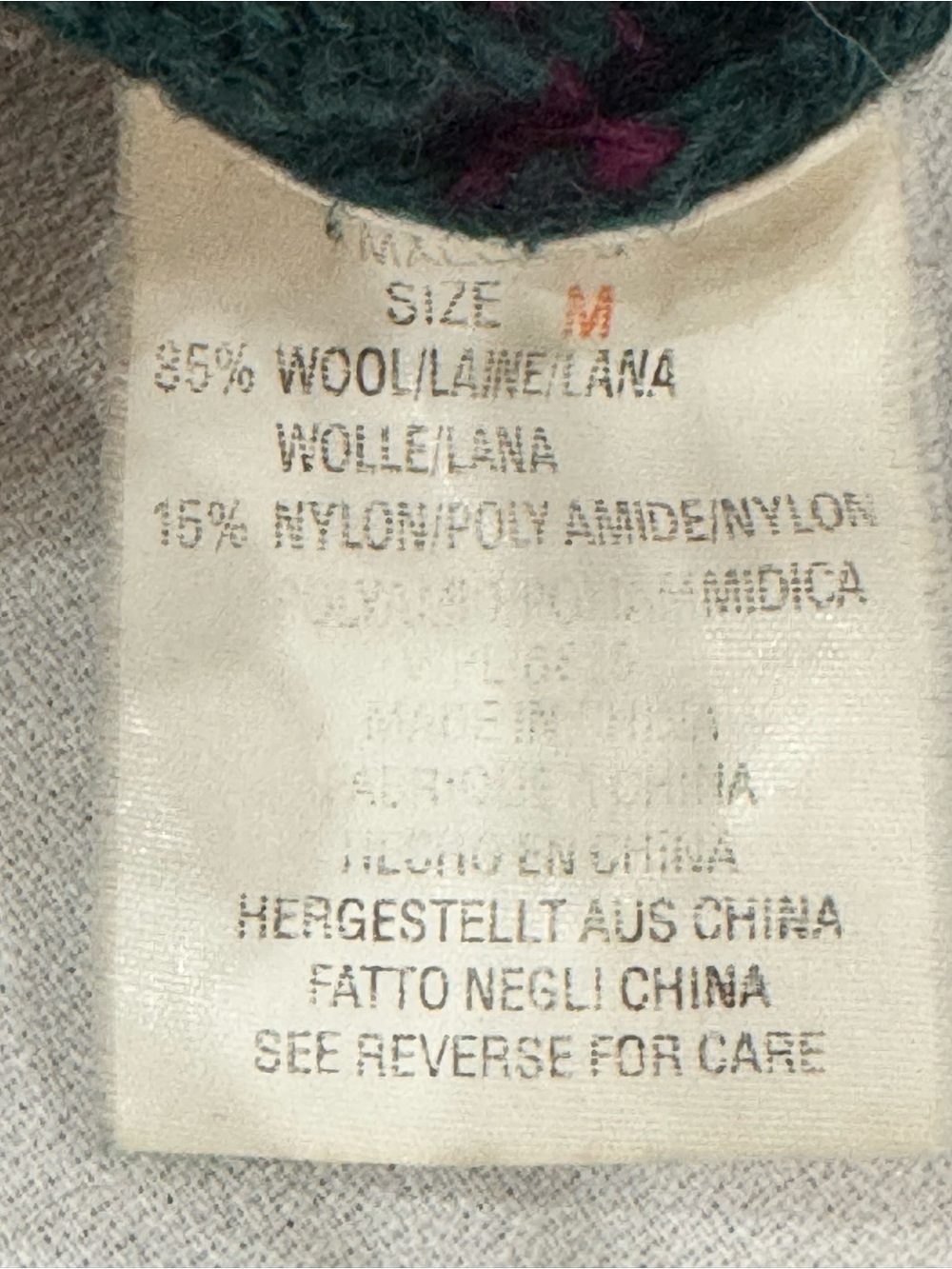 Vintage Woolrich Wool Blend Cardigan Sweater Buttons medium Green - Picture 5 of 6